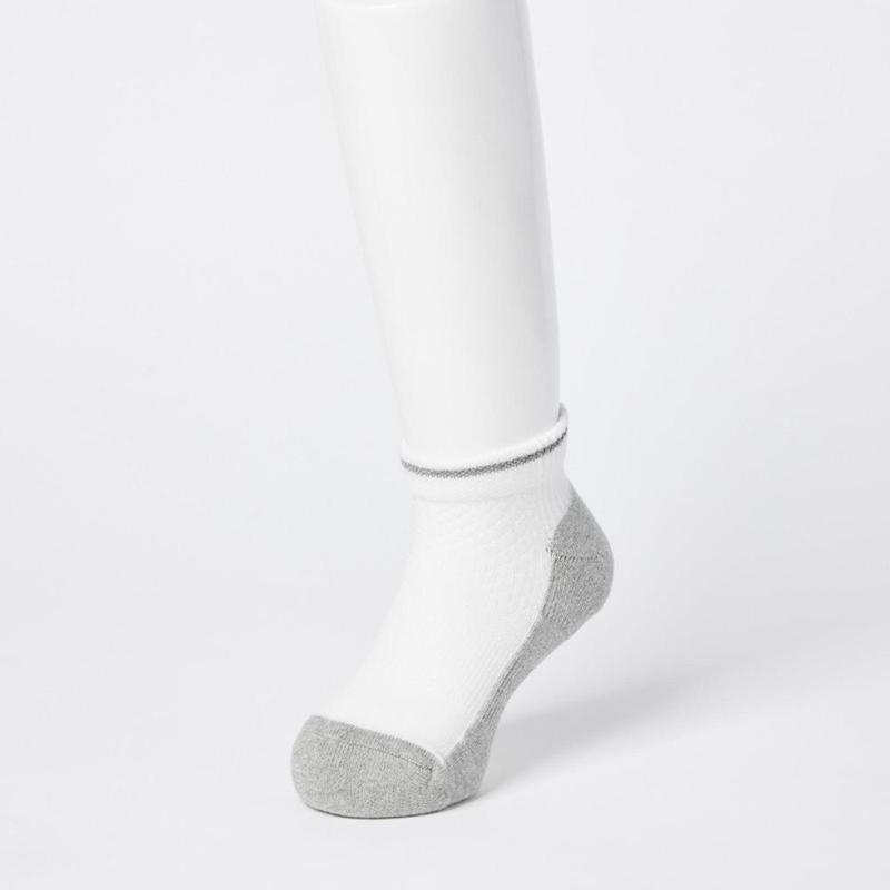 Uniqlo Short (Reflect, 3 Pairs) Kids' Socks Grey  US |  ORBC-92807