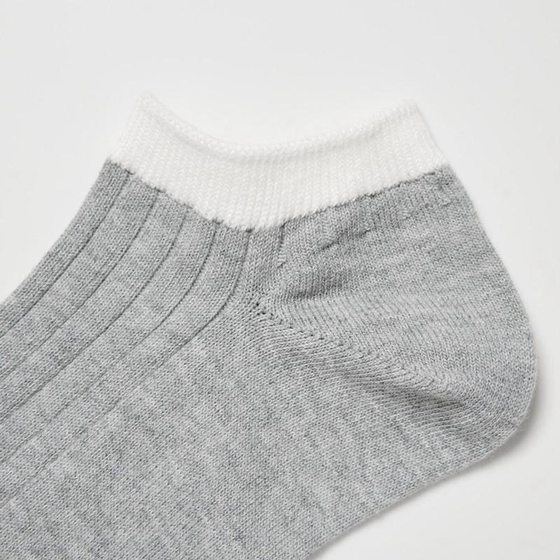 Uniqlo Short (Ribbed) Men Socks Blue  US |  EKSQ-69815