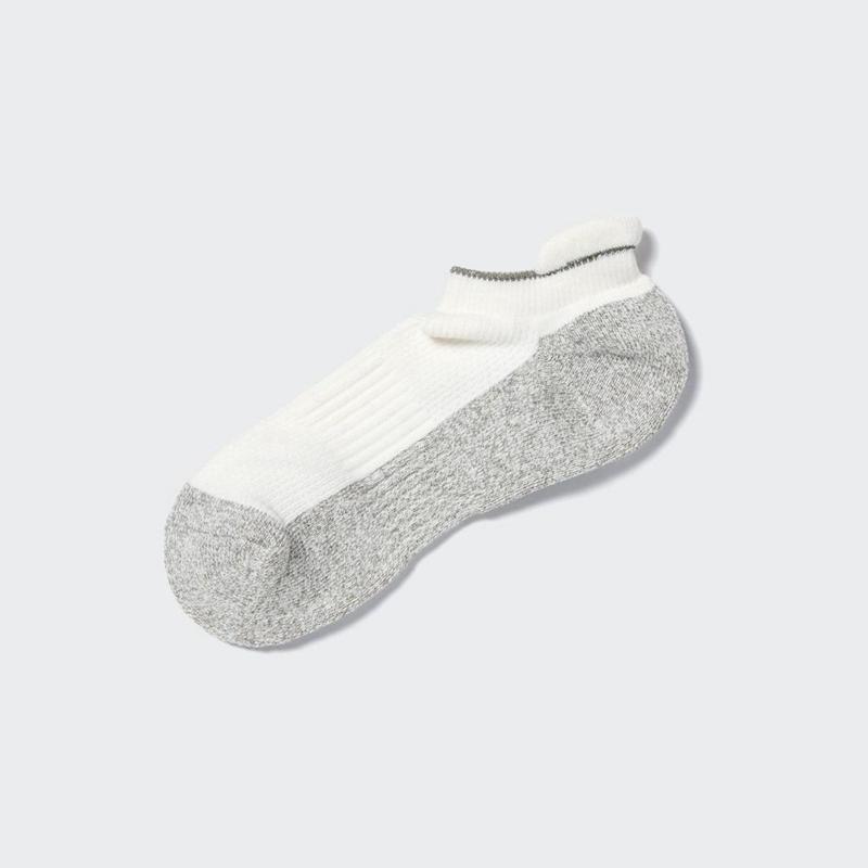 Uniqlo Short (Sports, Pile Lined) Men Socks Off White  US |  WRCO-05176