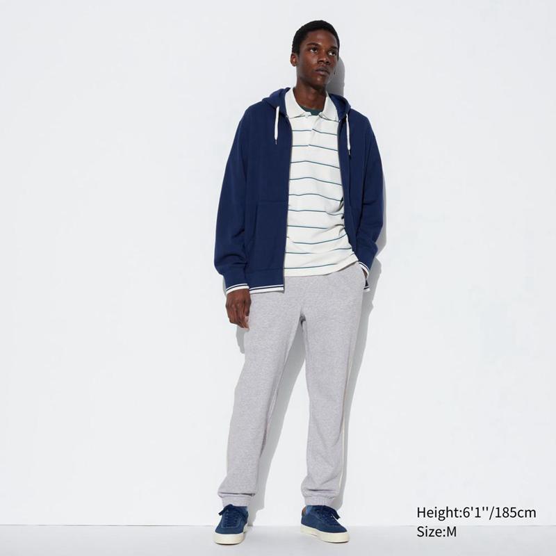 Uniqlo Side Stripe (Long) Men Joggers Dark Grey  US |  JESL-18452