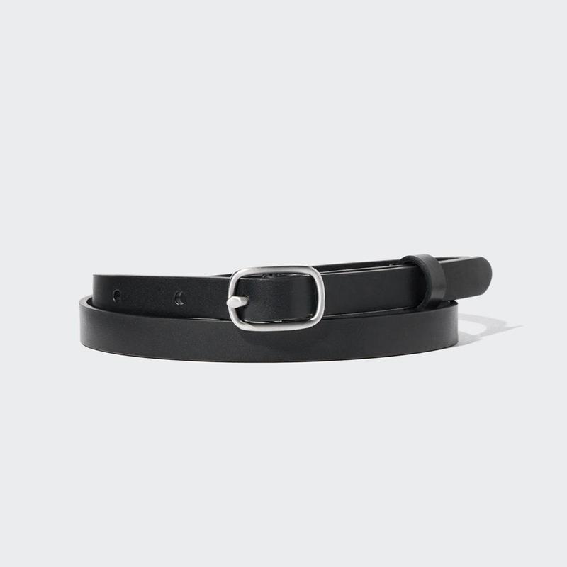 Uniqlo Skinny Women Belt Black  US |  FPYV-25916