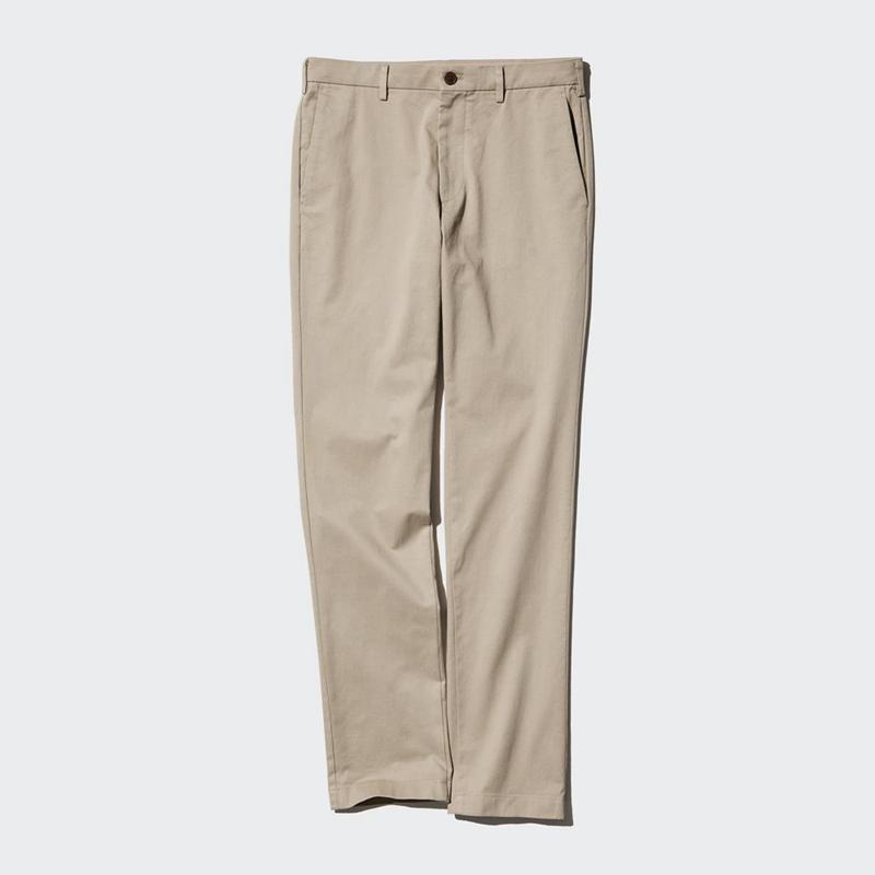 Uniqlo Slim Fit Chino (Long) Men Trousers Olive  US |  ZJOC-05472