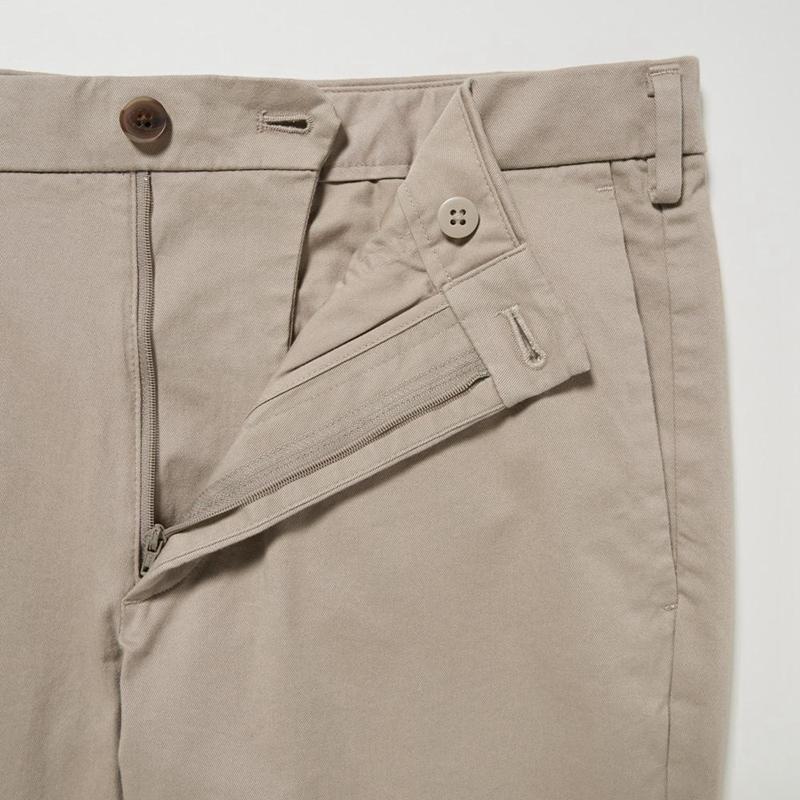 Uniqlo Slim Fit Chino Men Trousers Beige  US |  PQSG-26015