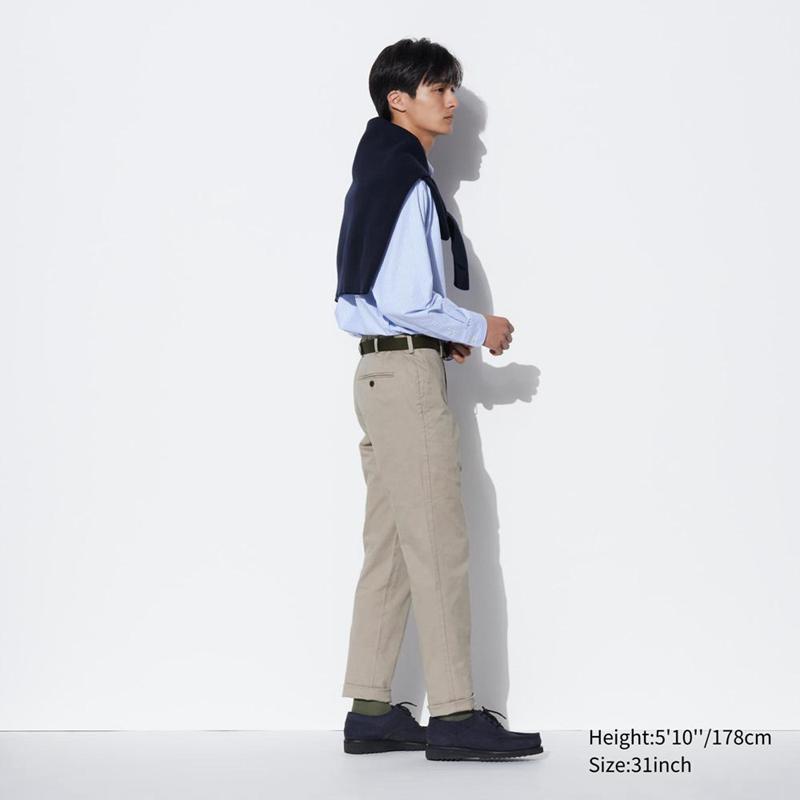 Uniqlo Slim Fit Chino Men Trousers Navy  US |  BPJF-53209