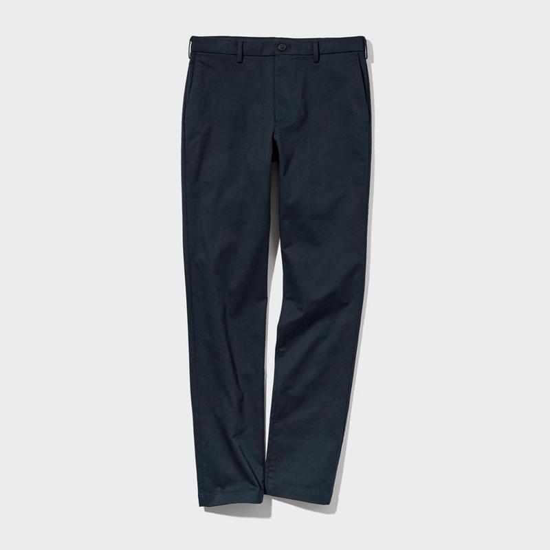 Uniqlo Slim Fit Chino Men Trousers Navy  US |  VICQ-69458