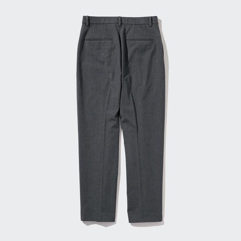 Uniqlo Smart Ankle Length Women Trousers Navy  US |  UIQZ-29481