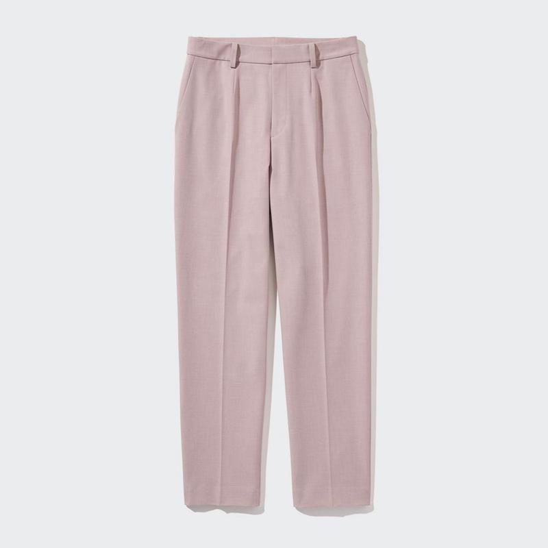 Uniqlo Smart Ankle Length Women Trousers Pink  US |  XTUR-46302