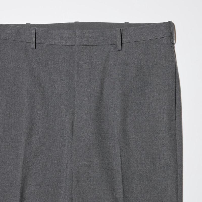 Uniqlo Smart Ankle (Long) Men Trousers Black  US |  PTYO-60798