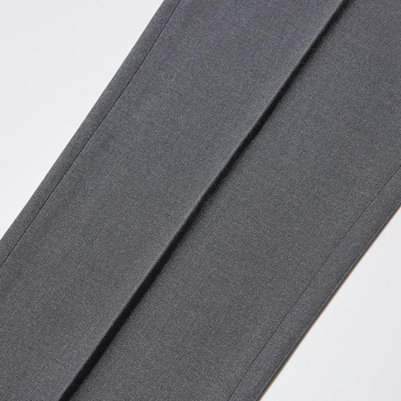 Uniqlo Smart Ankle (Long) Men Trousers Black  US |  PTYO-60798