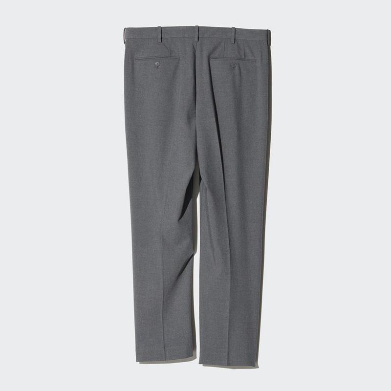 Uniqlo Smart Ankle (Long) Men Trousers Black  US |  PTYO-60798