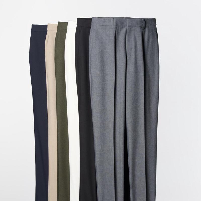 Uniqlo Smart Ankle (Long) Women Trousers Grey  US |  ZGKX-50937