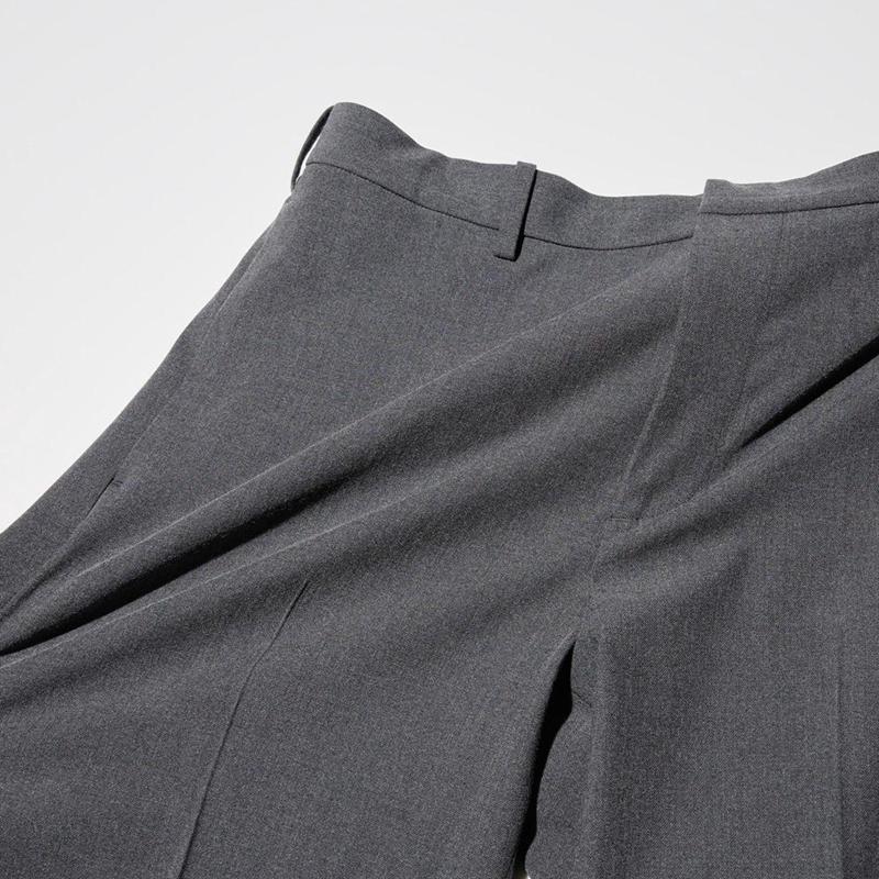 Uniqlo Smart Ankle Men Trousers Grey  US |  IEKU-95728