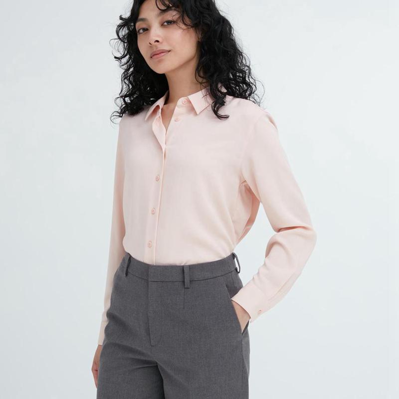 Uniqlo Smart Ankle Women Trousers Beige  US |  TNRQ-97608