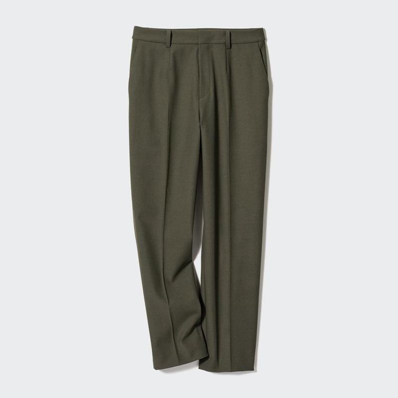 Uniqlo Smart Ankle Women Trousers Black  US |  FQZC-35862