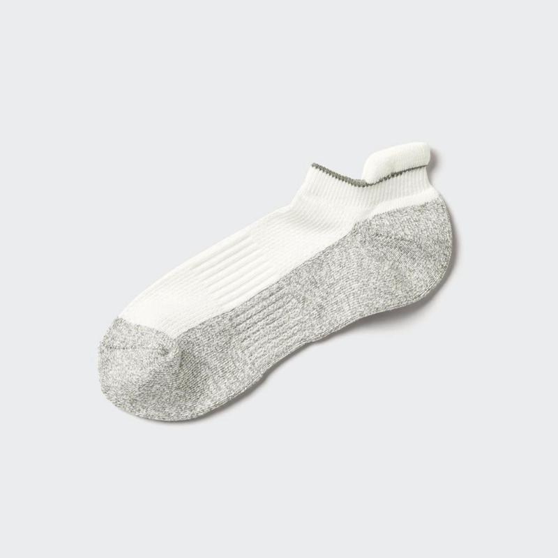 Uniqlo Sports Short (Pile Lined) Men Socks Off White  US |  MQDK-63978