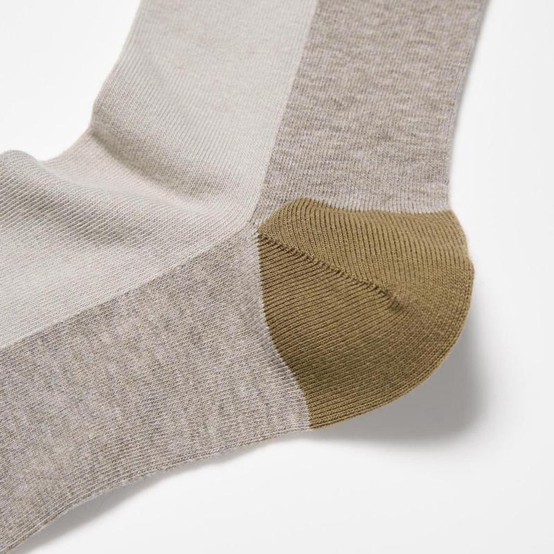 Uniqlo (Stripe) Men Socks Brown  US |  DUTP-06973