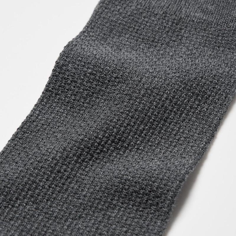 Uniqlo Supima Cotton (Piqué) Men Socks Dark Grey  US |  EDTQ-19854