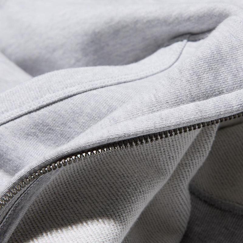 Uniqlo Sweat Full-Zip Men Hoodie Grey  US |  GBZU-65281