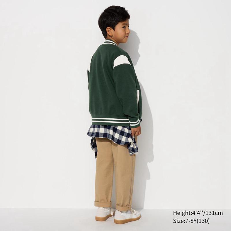 Uniqlo Sweat Stadium Kids' Jackets Dark Green  US |  MKVY-50293