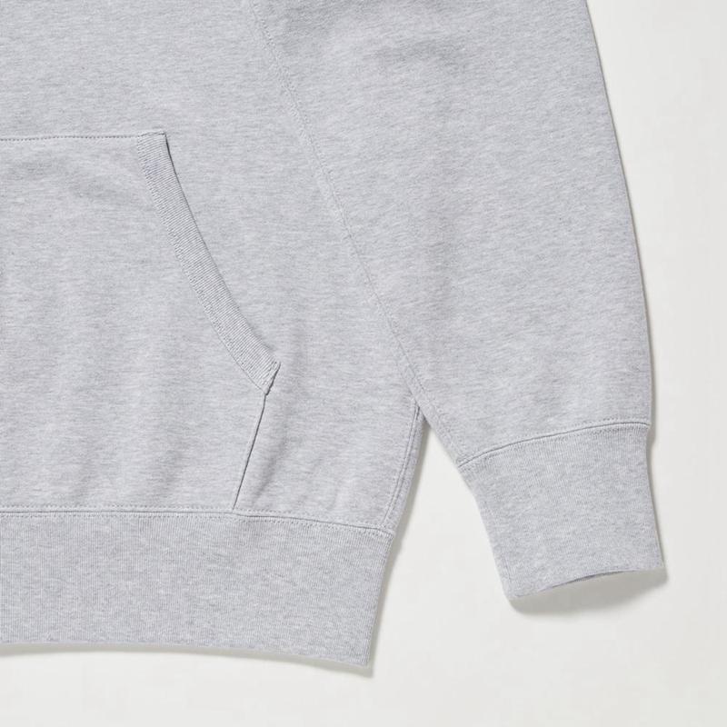 Uniqlo Sweat Zipped Men Hoodie Grey  US |  LEAO-87321