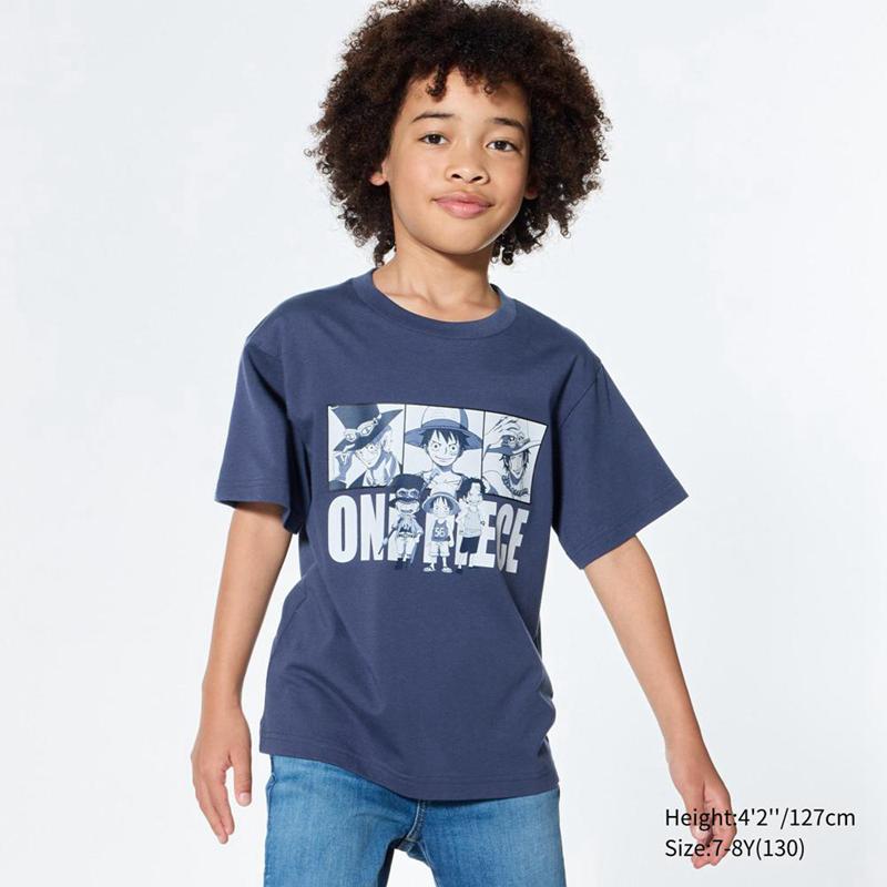 Uniqlo TV Anime ONE PIECE 25th UT Graphic Kids' T-Shirt Blue  US |  BHDY-15083