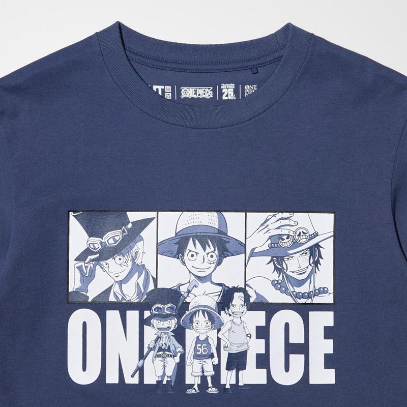 Uniqlo TV Anime ONE PIECE 25th UT Graphic Kids' T-Shirt Blue  US |  BHDY-15083