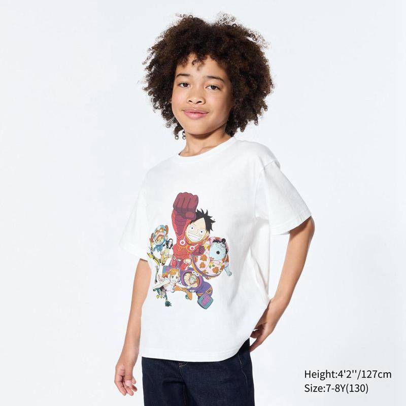 Uniqlo TV Anime ONE PIECE 25th UT Graphic Kids' T-Shirt White  US |  AIWV-78042