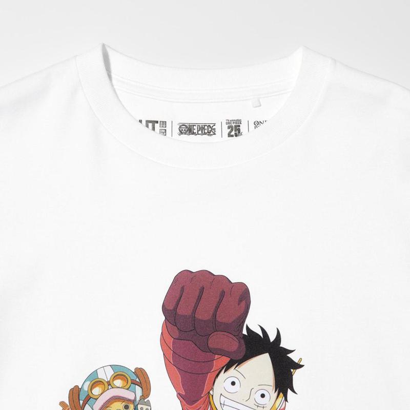 Uniqlo TV Anime ONE PIECE 25th UT Graphic Kids' T-Shirt White  US |  AIWV-78042