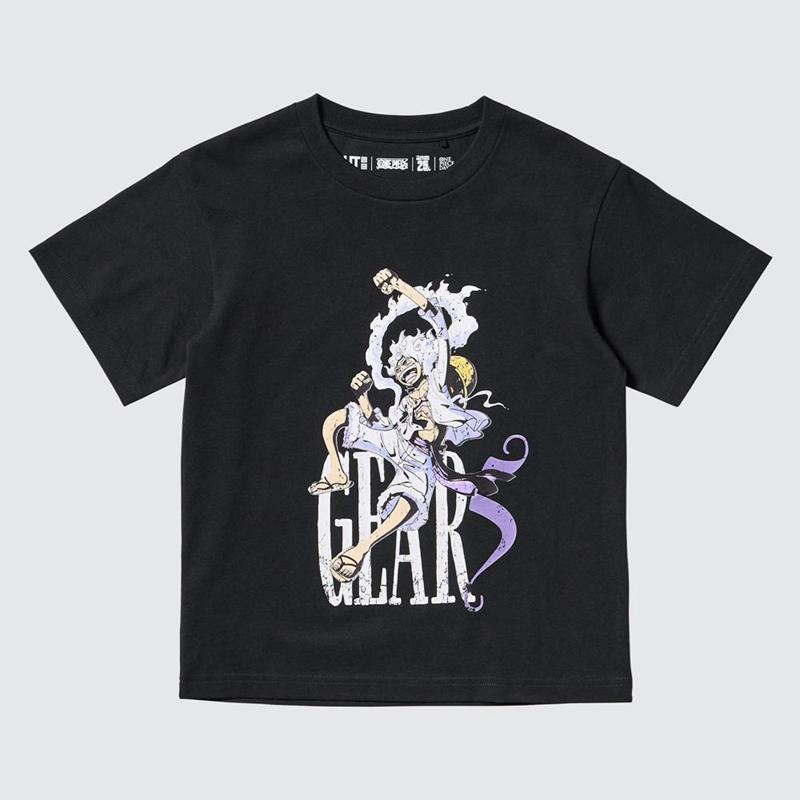 Uniqlo TV Anime ONE PIECE 25th UT Graphic Kids' T-Shirt Black  US |  KNIR-26074