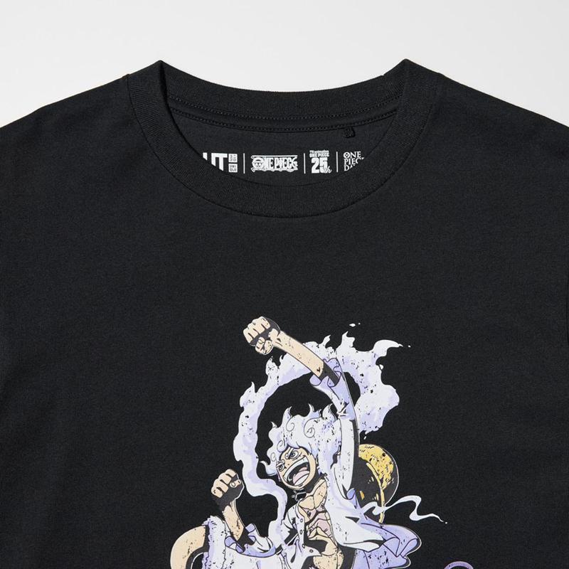 Uniqlo TV Anime ONE PIECE 25th UT Graphic Kids' T-Shirt Black  US |  KNIR-26074