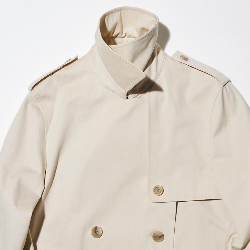 Uniqlo Trench Women Coats Natural  US |  UGEW-52690