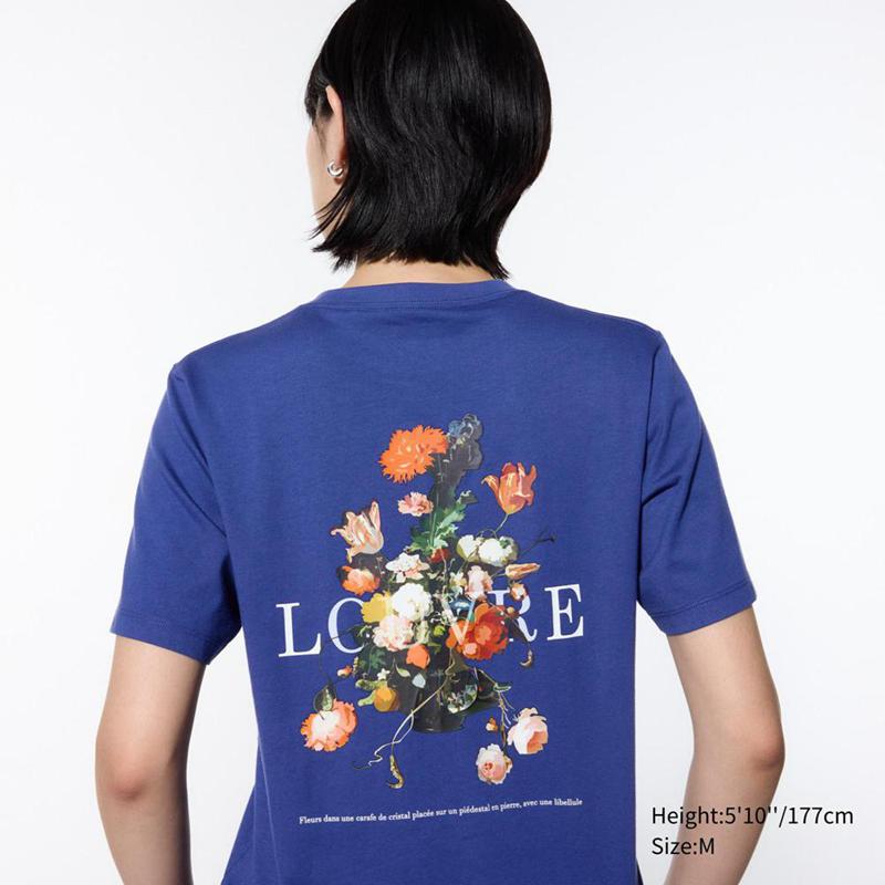 Uniqlo UTGP2024: Discoveries of the Louvre UT Graphic Women T-Shirts Blue  US |  ORTG-83296