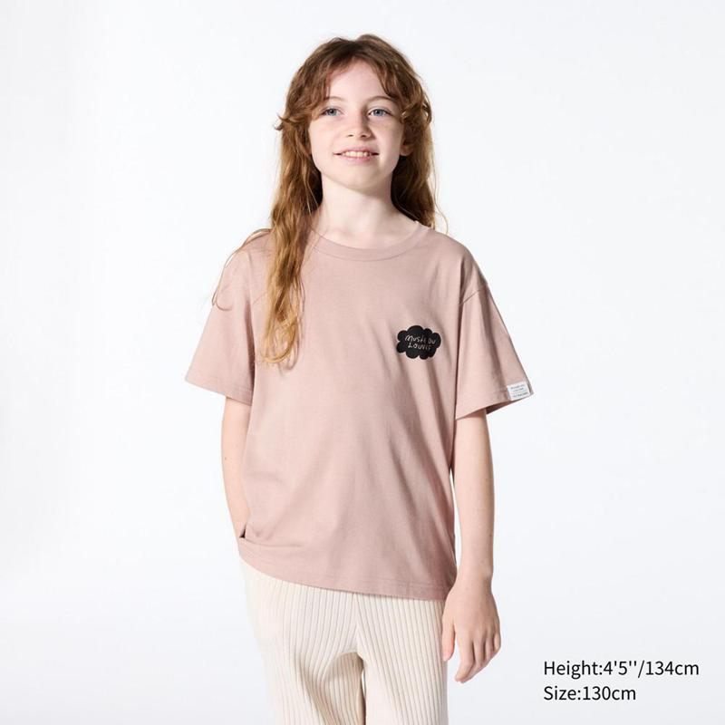 Uniqlo UT Archive Louvre Graphic Kids' T-Shirt Natural  US |  YQDM-62591