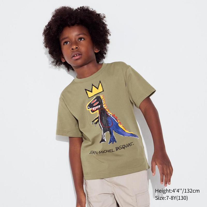 Uniqlo UT Archive NY POP ART Graphic Kids' T-Shirt Green  US |  ILPT-50189