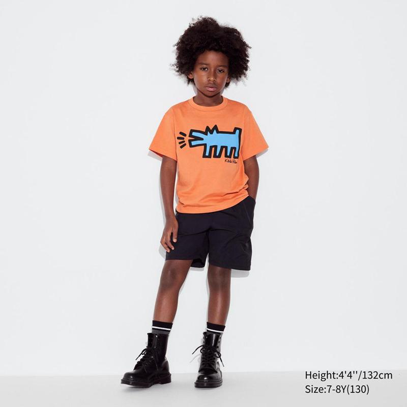 Uniqlo UT Archive NY POP ART Graphic Kids' T-Shirt Orange  US |  JQES-53267