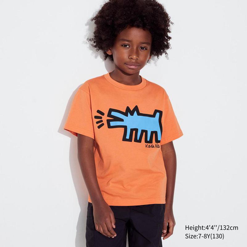 Uniqlo UT Archive NY POP ART Graphic Kids' T-Shirt Orange  US |  JQES-53267