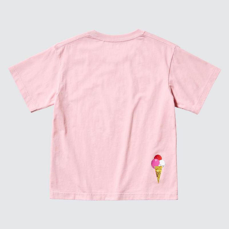 Uniqlo UT Archive NY POP ART Graphic Kids' T-Shirt Pink  US |  ZBDI-34016