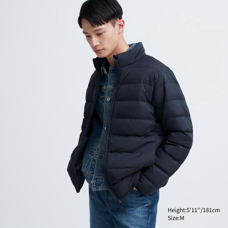 Uniqlo Ultra Light Down (3D Cut) Men Jackets Navy  US |  ZOFT-17023