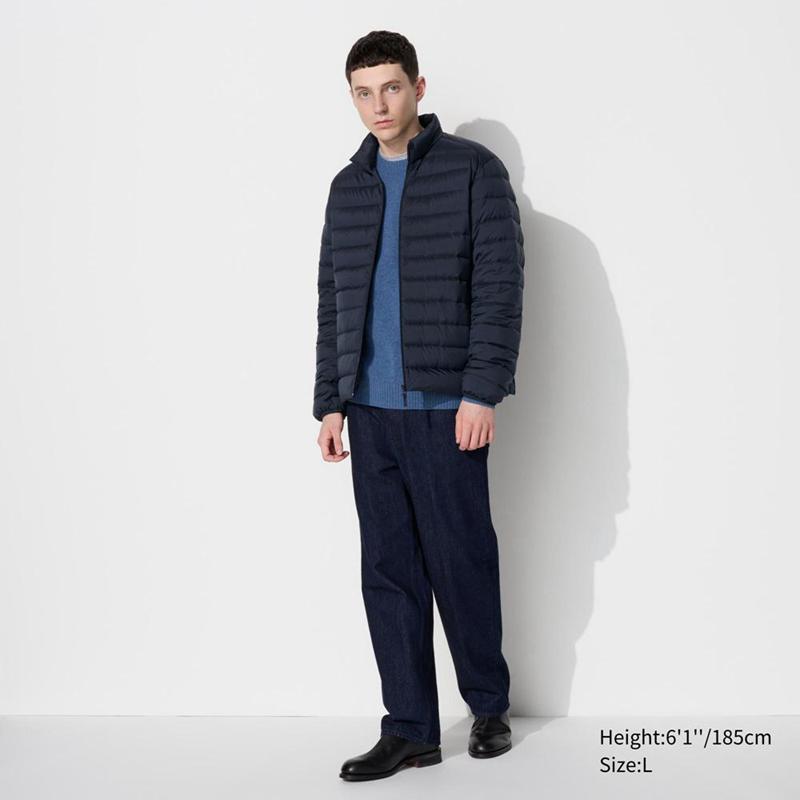 Uniqlo Ultra Light Down Men Jackets Navy  US |  QXJB-32094