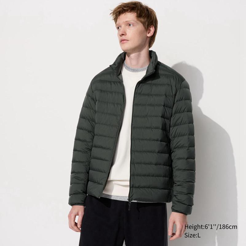 Uniqlo Ultra Light Down Men Jackets Olive  US |  IRAU-65027