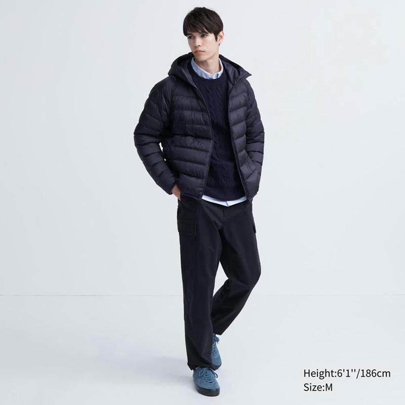 Uniqlo Ultra Light Down Men Parka Black  US |  BYRL-45372