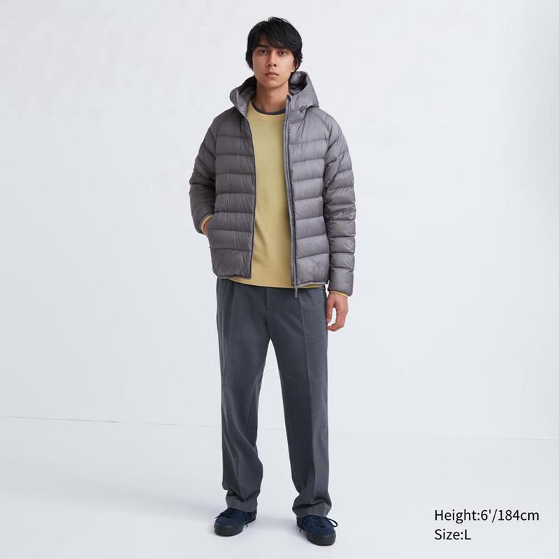 Uniqlo Ultra Light Down Men Parka Grey  US |  GVCE-23856