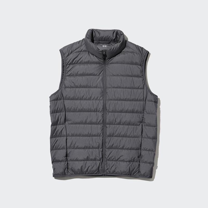 Uniqlo Ultra Light Down Quilted Men Down Vest Black  US |  PVYC-24763