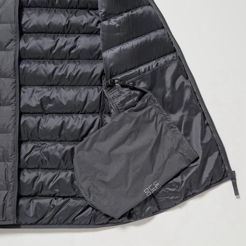 Uniqlo Ultra Light Down Quilted Men Down Vest Black  US |  PVYC-24763