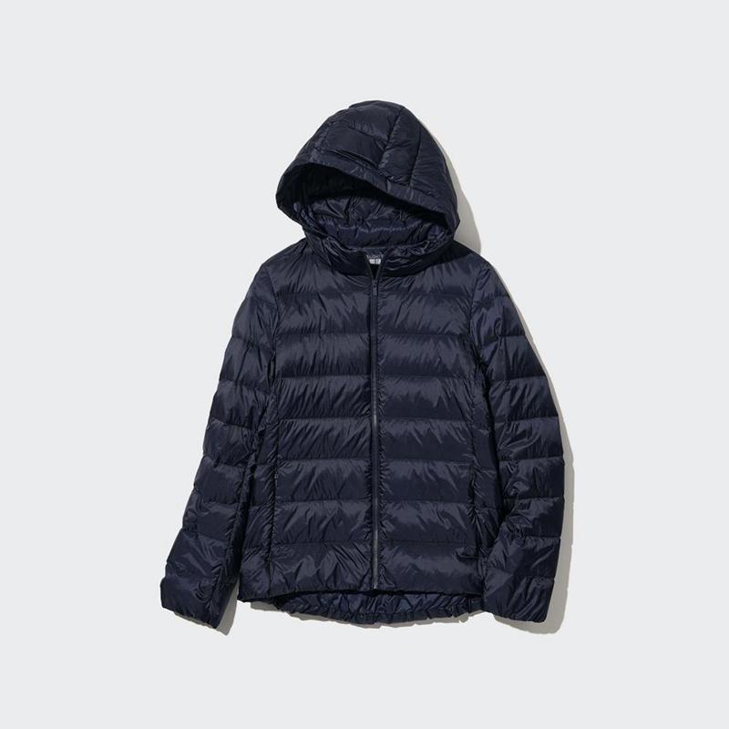 Uniqlo Ultra Light Down Women Parka Navy  US |  KSZH-01435