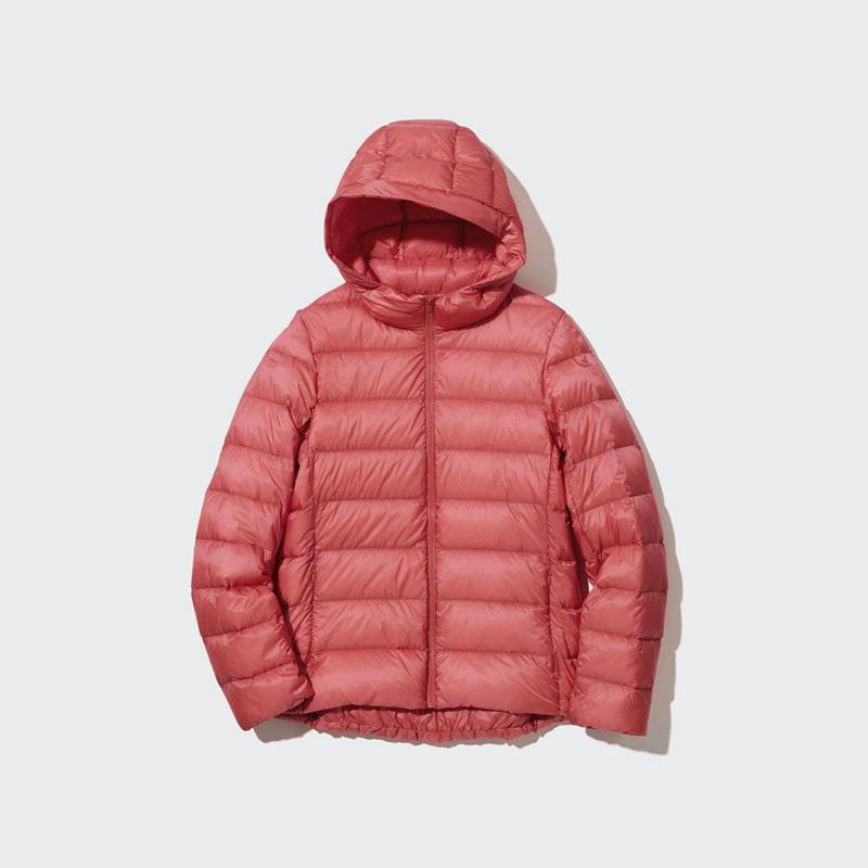 Uniqlo Ultra Light Down Women Parka Orange  US |  CADR-83597