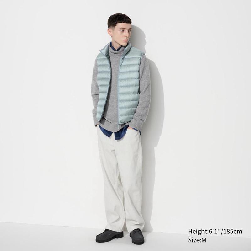 Uniqlo Ultra Light Men Down Vest Blue  US |  UMIP-08172