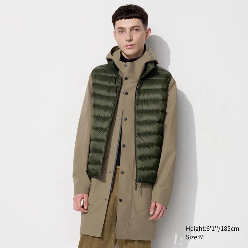 Uniqlo Ultra Light Men Down Vest Olive  US |  PQWR-21087