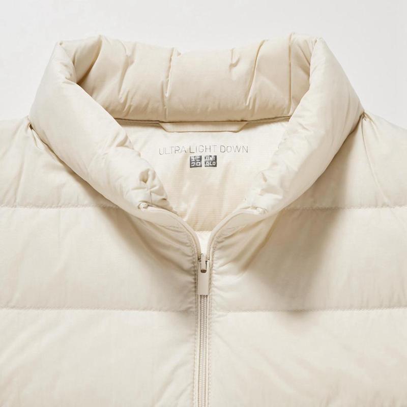 Uniqlo Ultra Light Women Down Vest Beige  US |  ZXUD-85013