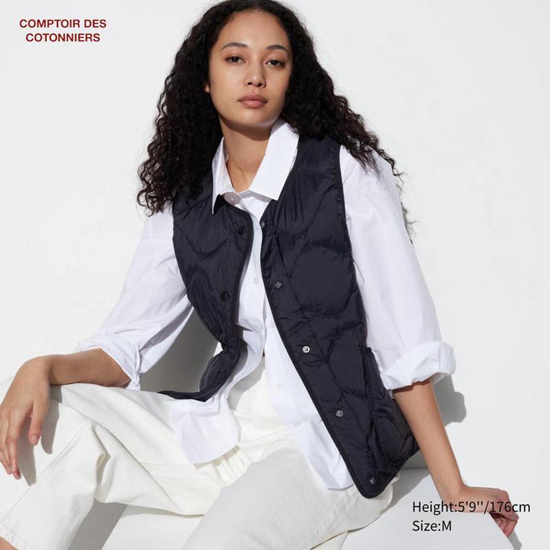 Uniqlo Ultra Light Women Down Vest Black  US |  NRPJ-96547